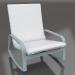 3d model Rocking chair (Blue gray) - preview