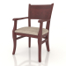 3d model Chair (armchair) Bristol (Ripe cherry) - preview