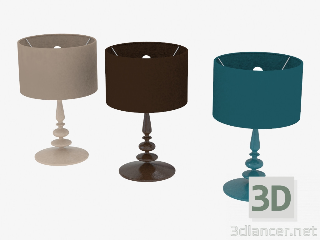 modèle 3D Lampe de table La Nezh - preview