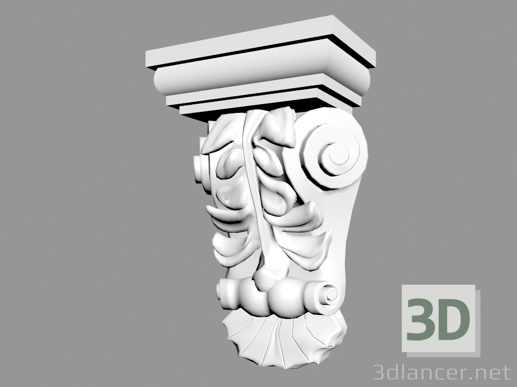 Modelo 3d Suporte B826 - preview