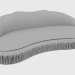 3d model Sofá DAISY SMALL SOFA (225x105xH85) - vista previa