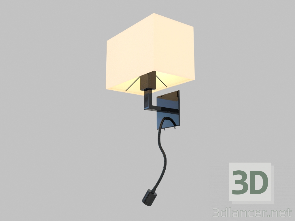 modello 3D Sconce (14202A bianco) - anteprima