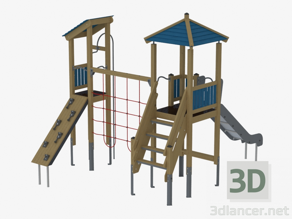 3D modeli Çocuk oyun kompleksi (K1202) - önizleme