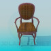 3d model Chair with armrests - preview