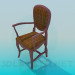 3d model Chair with armrests - preview