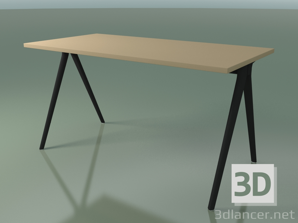 3d model Mesa rectangular 5407 (H 74 - 69x139 cm, laminado Fenix F03, V44) - vista previa