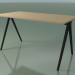 3D Modell Rechteckiger Tisch 5407 (H 74 - 69 x 139 cm, Laminat Fenix F03, V44) - Vorschau