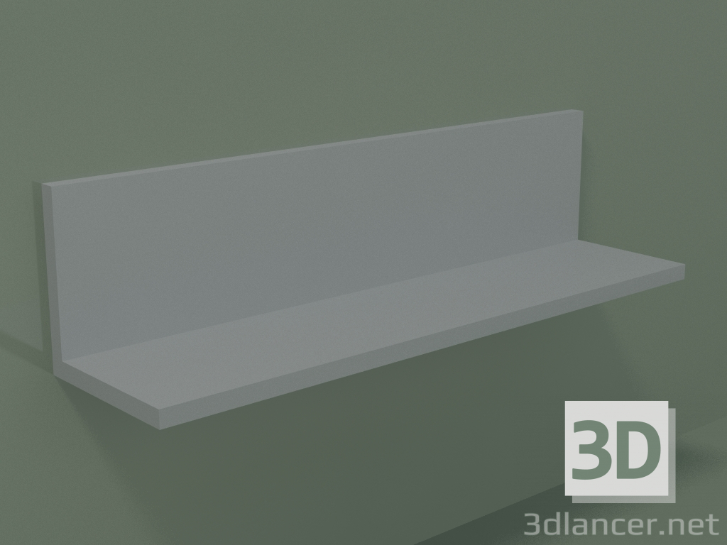 3d model Shelf (90U20001, Silver Gray C35, L 48, P 12, H 12 cm) - preview