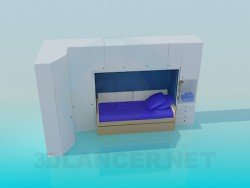 Conjunto de muebles en el dormitorio