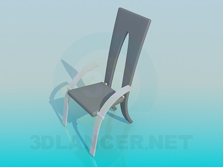 modèle 3D Chaise moderne - preview