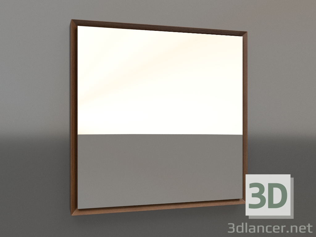 modèle 3D Miroir ZL 21 (600x600, bois brun clair) - preview