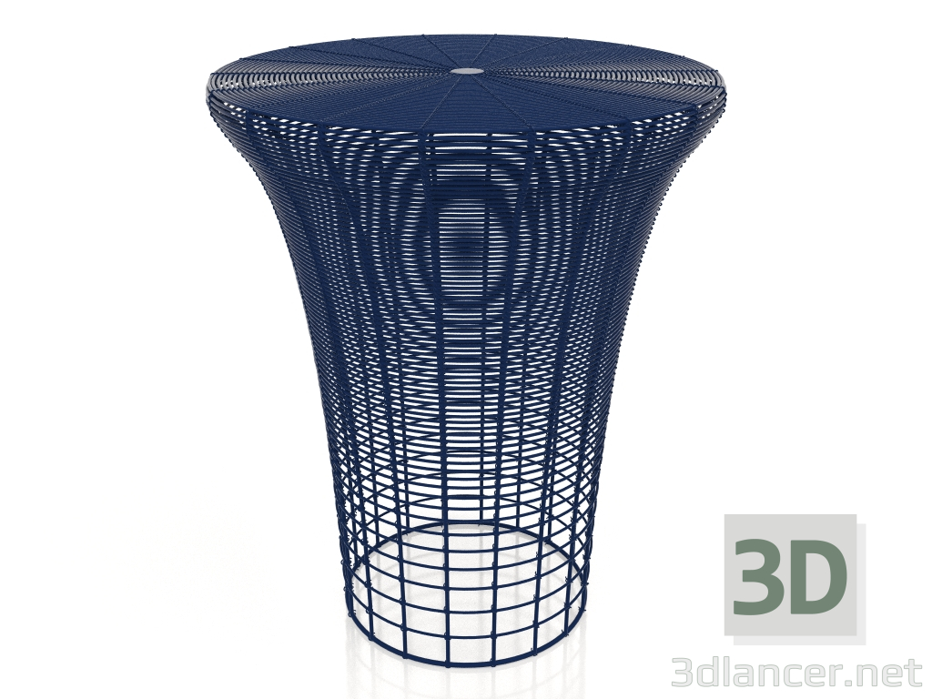 modèle 3D Tabouret haut (Bleu nuit) - preview