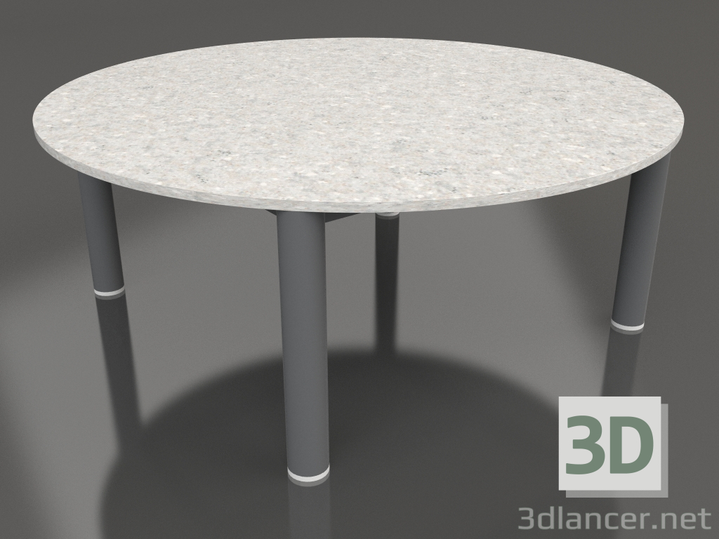 3D modeli Sehpa D 90 (Antrasit, DEKTON Sirocco) - önizleme