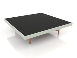 Table basse carrée (Gris ciment, DEKTON Domoos)