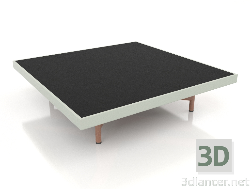 3d model Square coffee table (Cement gray, DEKTON Domoos) - preview