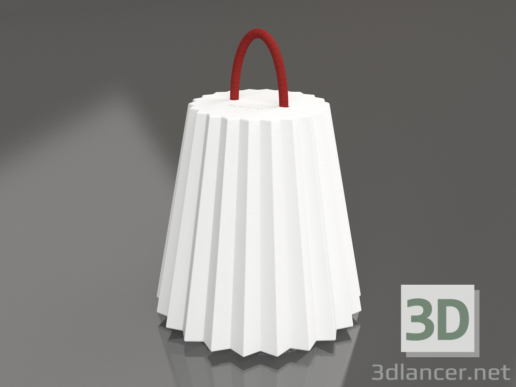 3d model Lámpara portátil (Roja) - vista previa