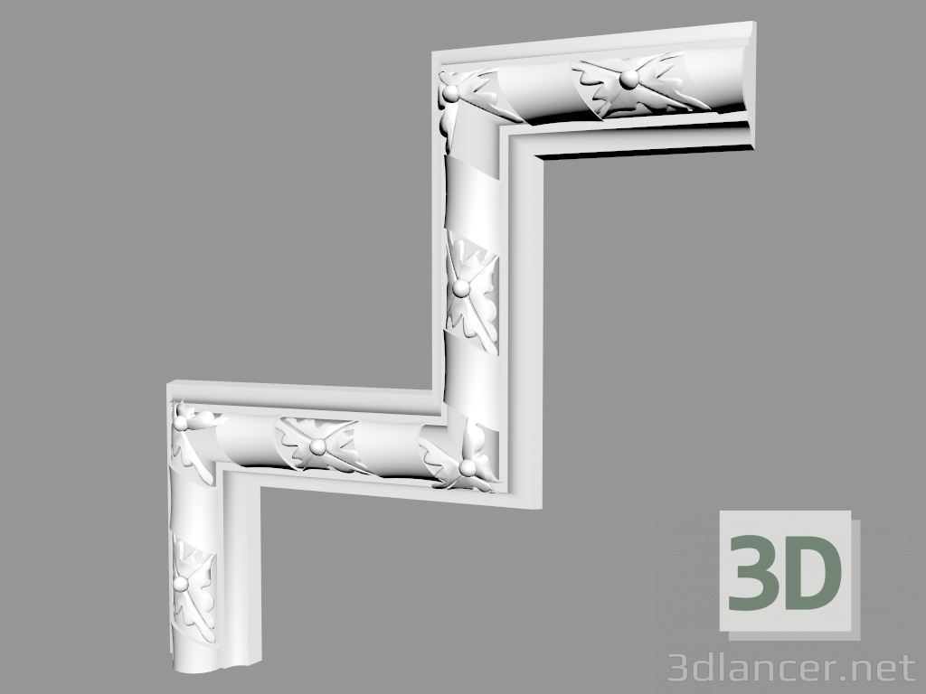 modello 3D Elemento angolare CF3010-D - anteprima