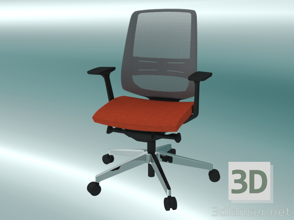 3d model Armchair (250SFL P60, lumbar support B) - preview