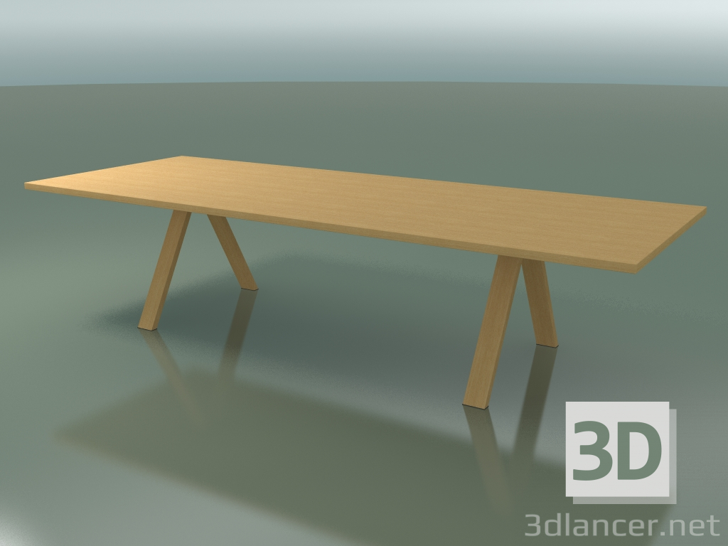 3d model Table with standard worktop 5003 (H 74 - 320 x 120 cm, natural oak, composition 1) - preview