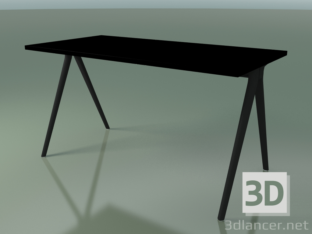 3D Modell Rechteckiger Tisch 5407 (H 74 - 69 x 139 cm, Laminat Fenix F02, V44) - Vorschau