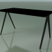 3D Modell Rechteckiger Tisch 5407 (H 74 - 69 x 139 cm, Laminat Fenix F02, V44) - Vorschau