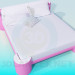 Modelo 3d Cama - preview