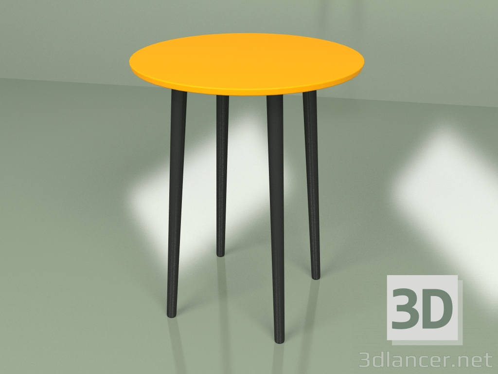 3D modeli Sputnik mini masa (turuncu) - önizleme