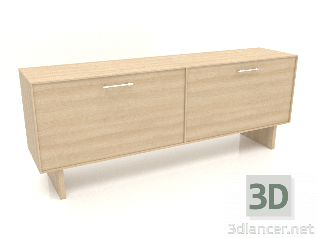 3D Modell Schrank ТМ 061 (1800x400x700, Holz weiß) - Vorschau