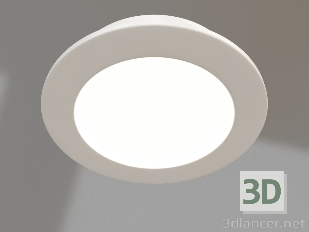 3d model Lámpara DL-BL90-5W Blanca - vista previa