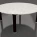 modèle 3D Table basse D 90 (Noir, DEKTON Sirocco) - preview