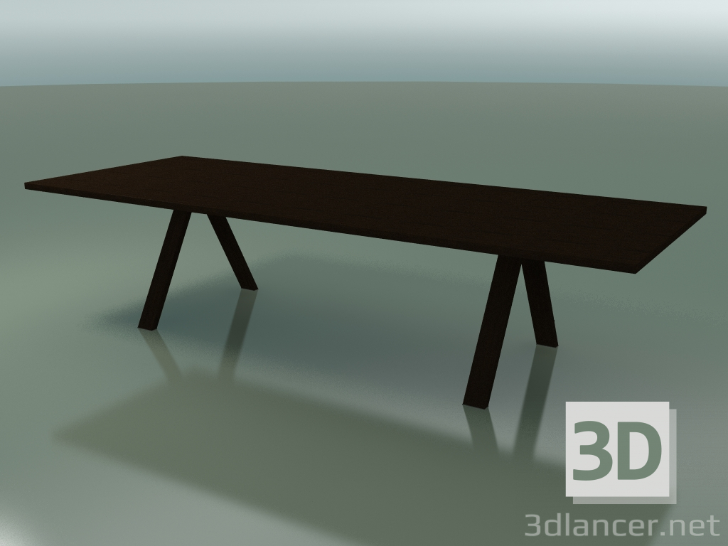 3d модель Стол со стандартной столешницей 5003 (H 74 - 320 x 120 cm, wenge, composition 1) – превью