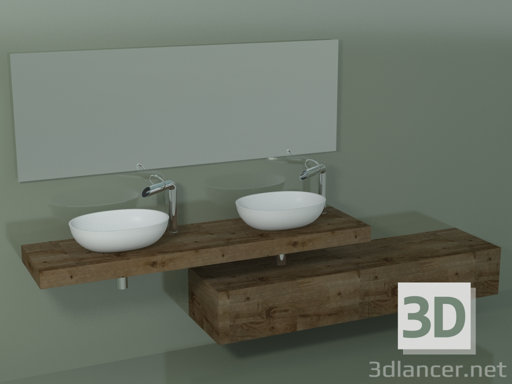 3D modeli Banyo Dekor Sistemi (D04) - önizleme