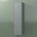 3d model Armario de pared con 1 puerta (8BUBECD01, 8BUBECS01, Silver Grey C35, L 36, P 24, H 144 cm) - vista previa