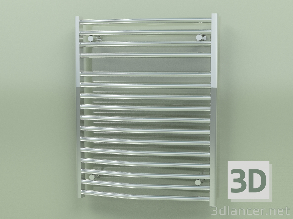 3d model Heated towel rail - Flores C CH (770 x 600 mm) - preview