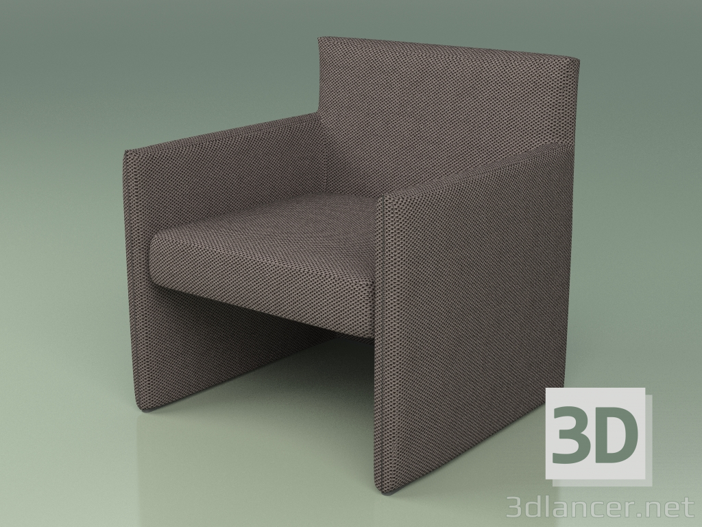 3d model Silla 021 (3D Net Grey) - vista previa