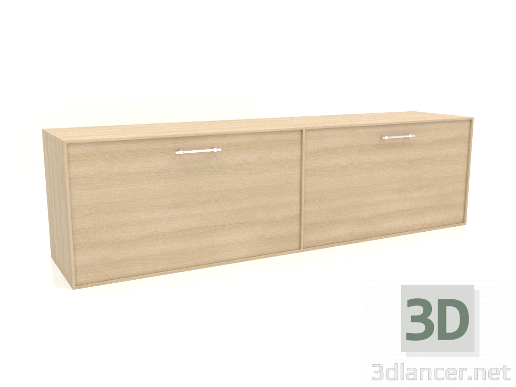 3D Modell Schrank ТМ 062 (1800x400x500, Holz weiß) - Vorschau