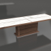 3d model Mesa de comedor Mesa completa rectangular 300 mármol - vista previa