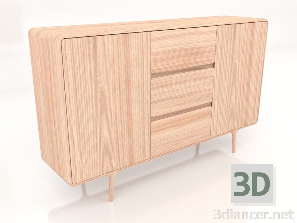 modèle 3D Commode Faon - preview