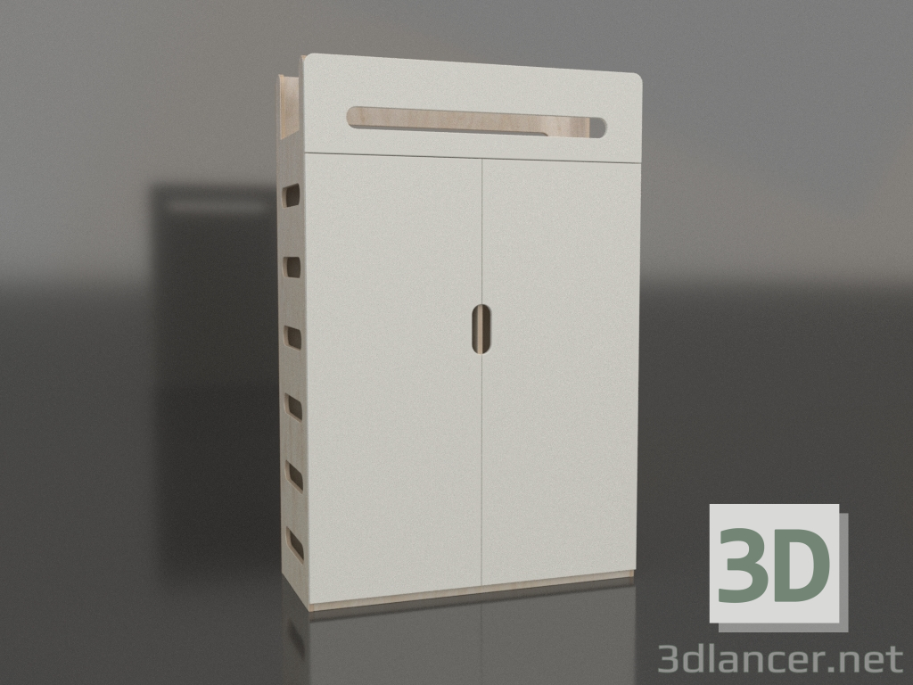 3D Modell Kleiderschrank geschlossen MOVE WA (WWMWA2) - Vorschau