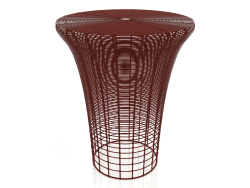 High stool (Wine red)