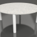 Modelo 3d Mesa de centro D 90 (Branco, DEKTON Sirocco) - preview