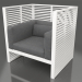 3d model Armchair Normando (White) - preview