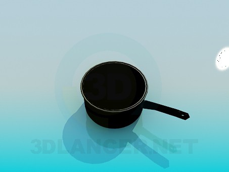 3d model Deep pot - preview