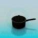 3d model Deep pot - preview