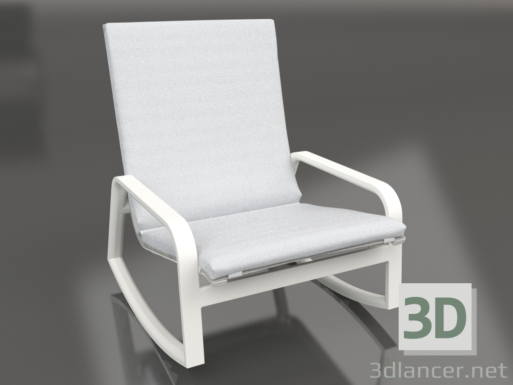 3d model Rocking chair (Agate gray) - preview