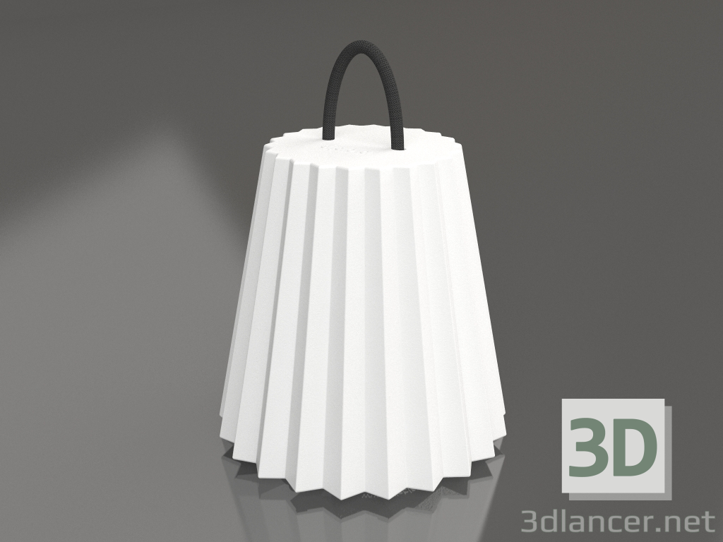 modello 3D Lampada portatile (Antracite) - anteprima