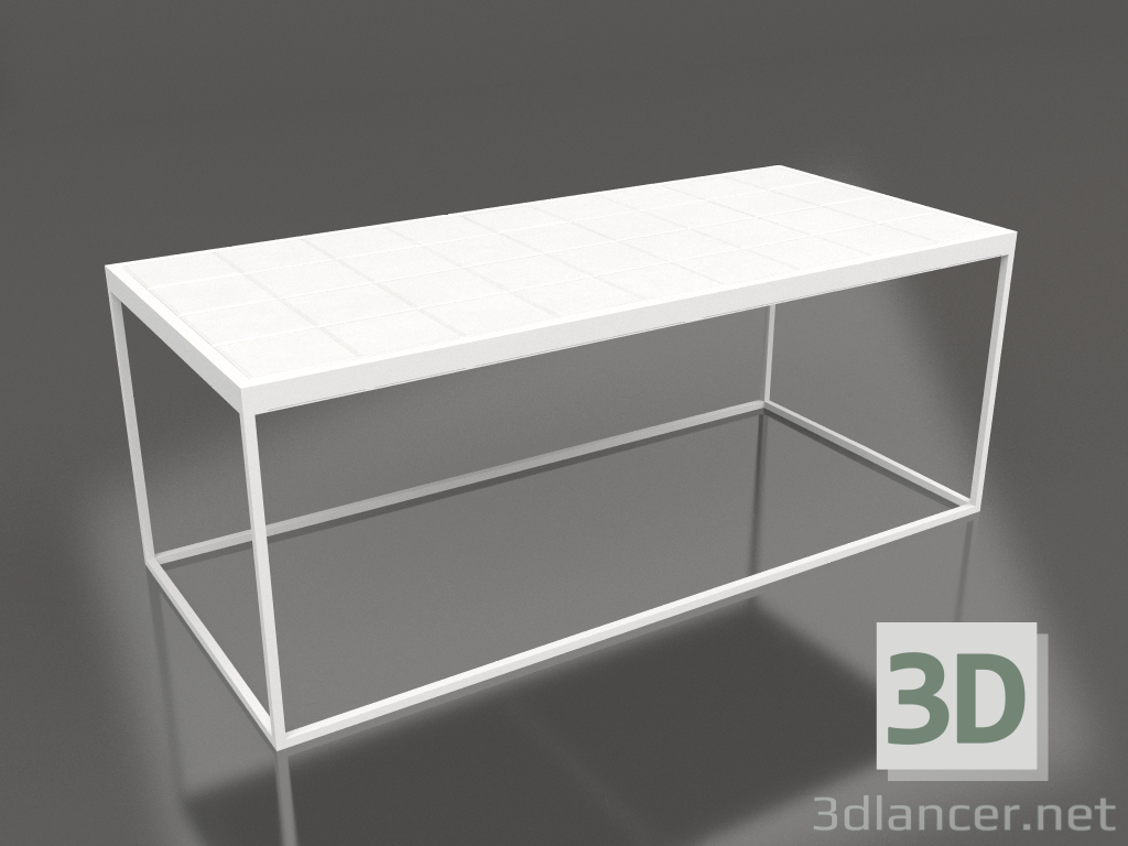 3d model Mesa de centro Esmaltada (Blanco) - vista previa