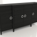 3d model Chest of drawers (black RAL 9005, option 2) - preview