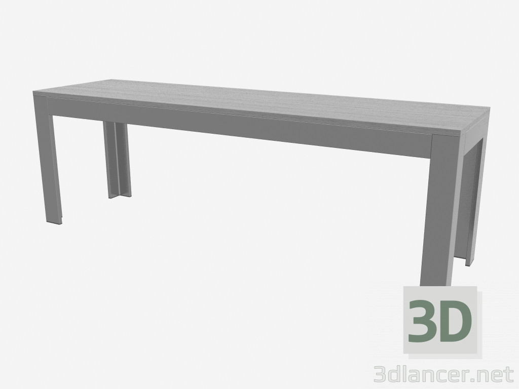 modello 3D Panca (luce) - anteprima