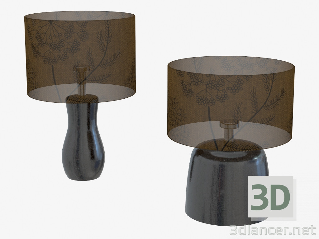 3D Modell Tischlampe Eis - Vorschau